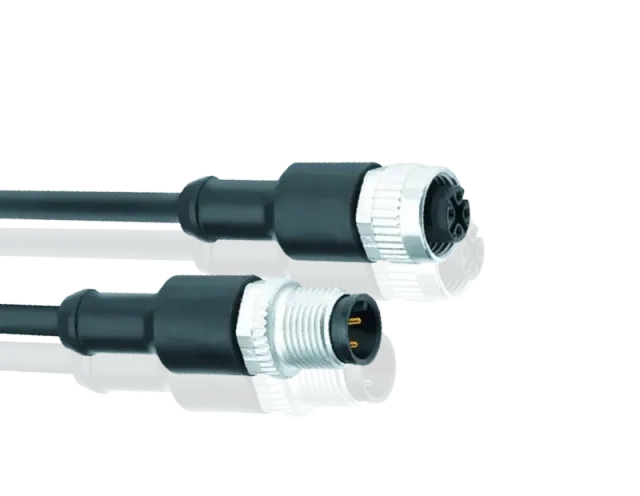 Novotechnik EEM 33-52 connecteur 5 pôles blindé droit