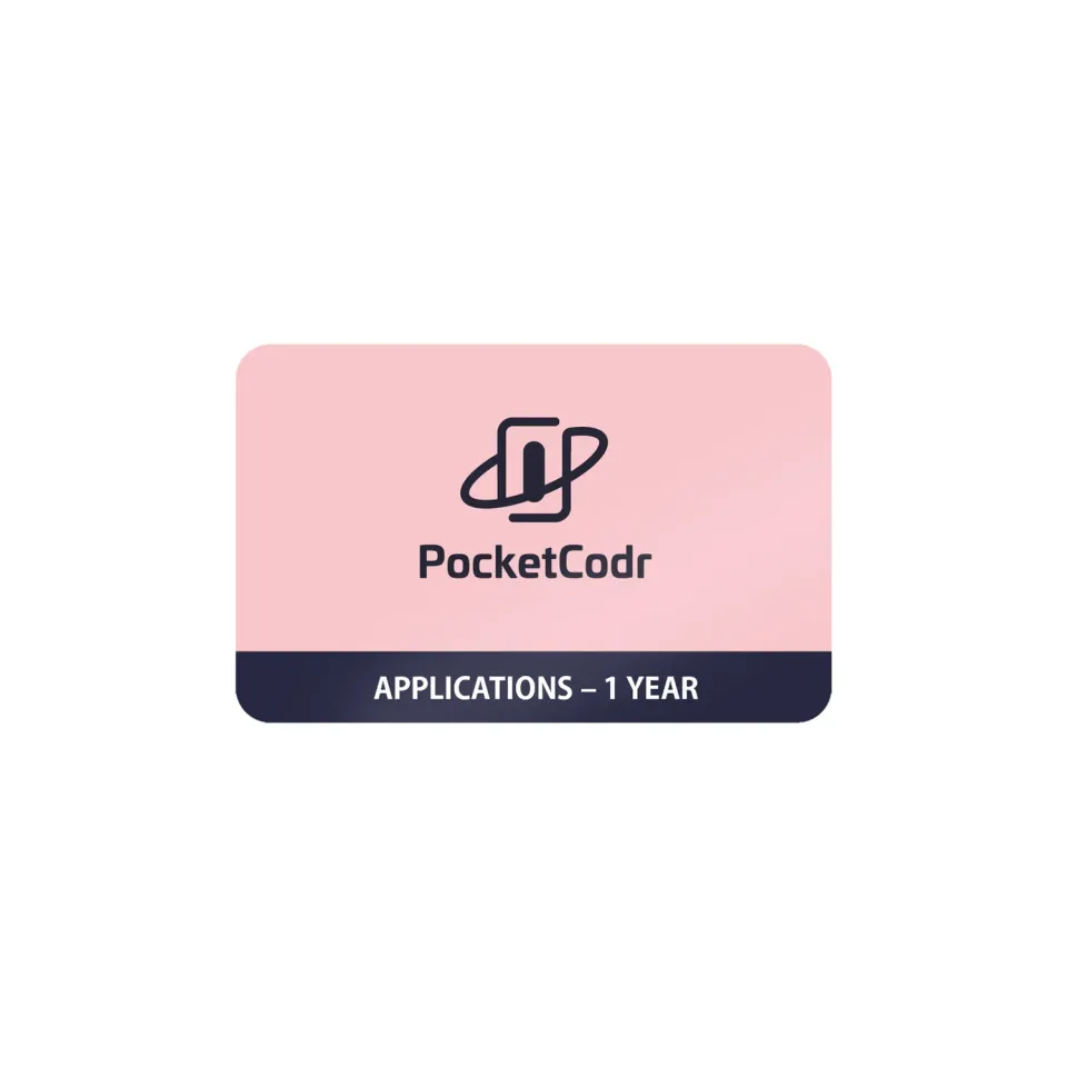 Contrinex PocketCodr SOFT-POC-CON carte abonnement Applications 1 an