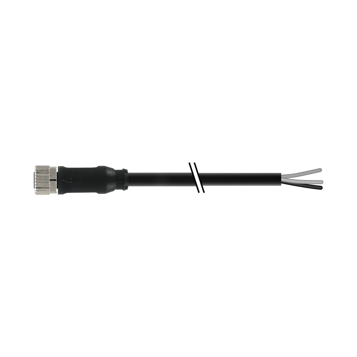 Contrinex S08 connecteur câble M8 droit 4 fils PUR PVC