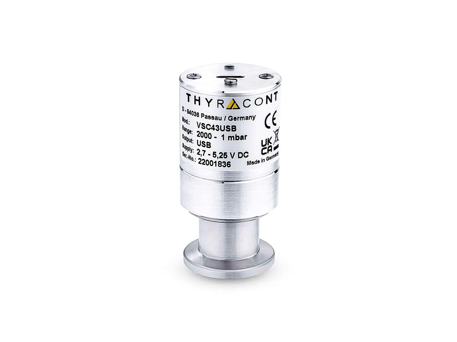 Thyracont VD800 P_VD800_1 vacuomètre capteur USB-C