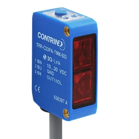 Contrinex C23 capteur transparent 20-4200 mm PNP Teach