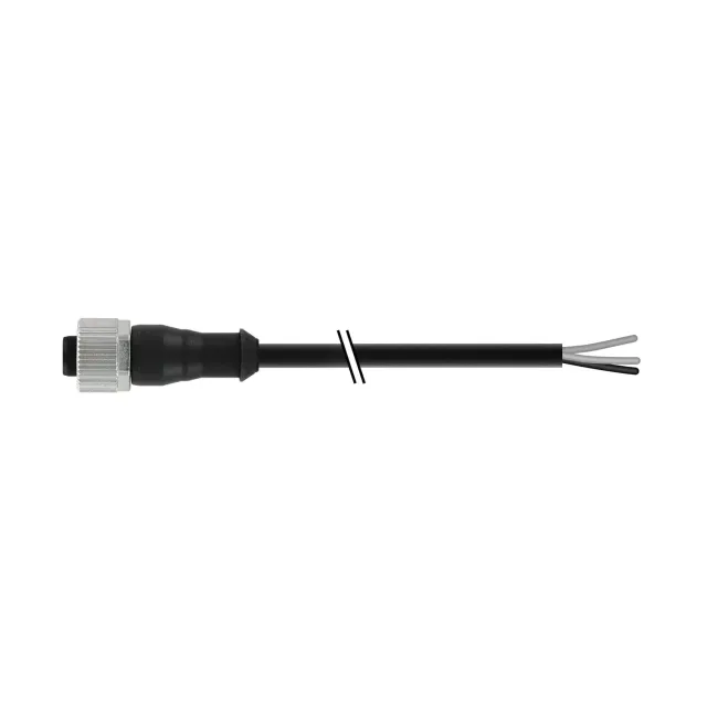 Contrinex S12-8FUG-020 cordon M12 droit 8 fils PUR 2 m