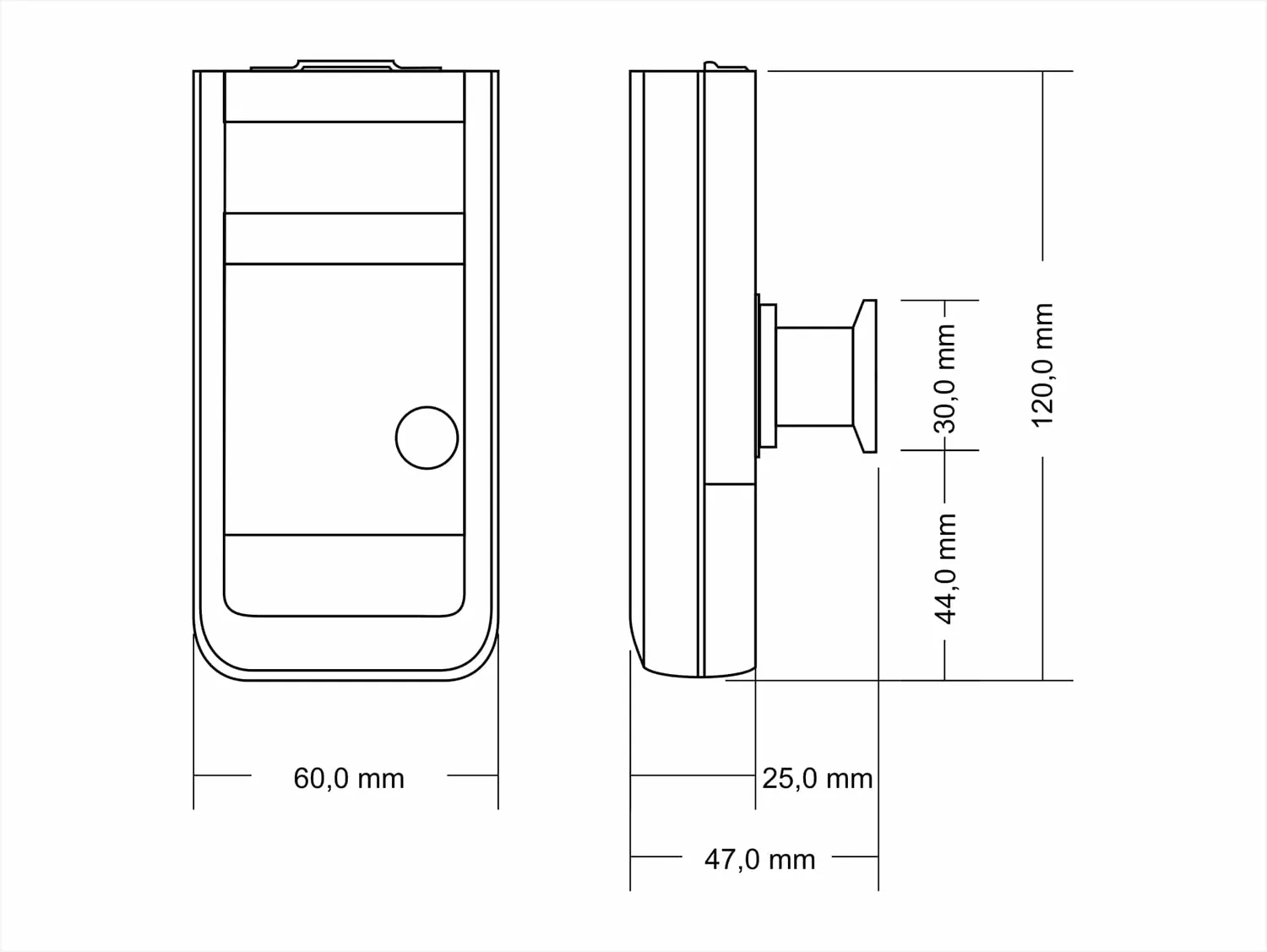 Thyracont VD81 vacuomètre compact piezo 1600 à 1 mbar