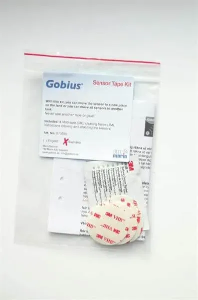 Gobius Kit adhésif capteur 4 pastilles 3M VHB 45 mm