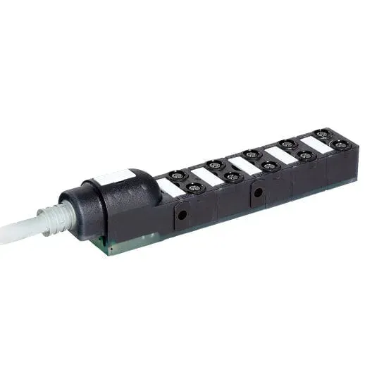 Contrinex V08-31PD-050-UYN boîtier distribution M8 10 voies 5 m
