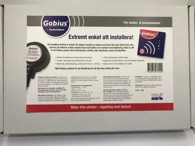 Gobius 4 indicateur niveau réservoir eau carburant 12-24V