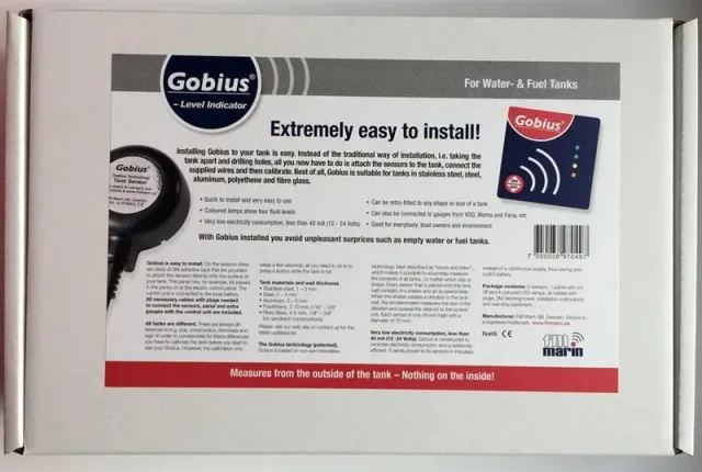 Gobius 4 Indicateur eau carburant 3 capteurs v5.0