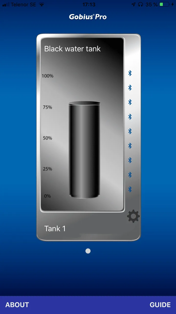 Gobius Pro jauge de niveau 3 capteurs Bluetooth 12-24V
