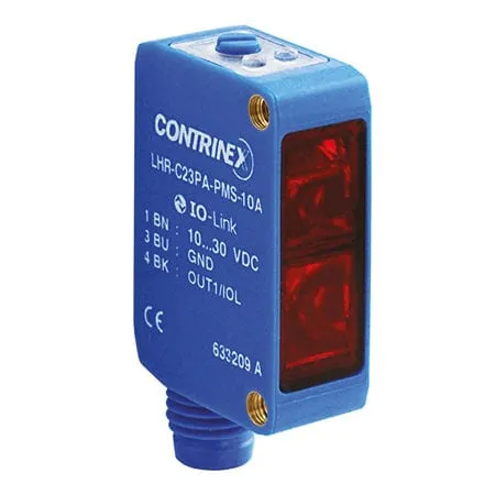 Contrinex C23 LHR-C23PA capteur réflex 15-250 mm PNP IO-Link