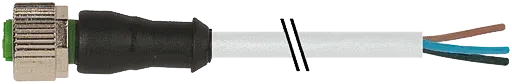 Rechner Z-ST-Y5-M12-PVC câble capteur M12 PVC 5 m