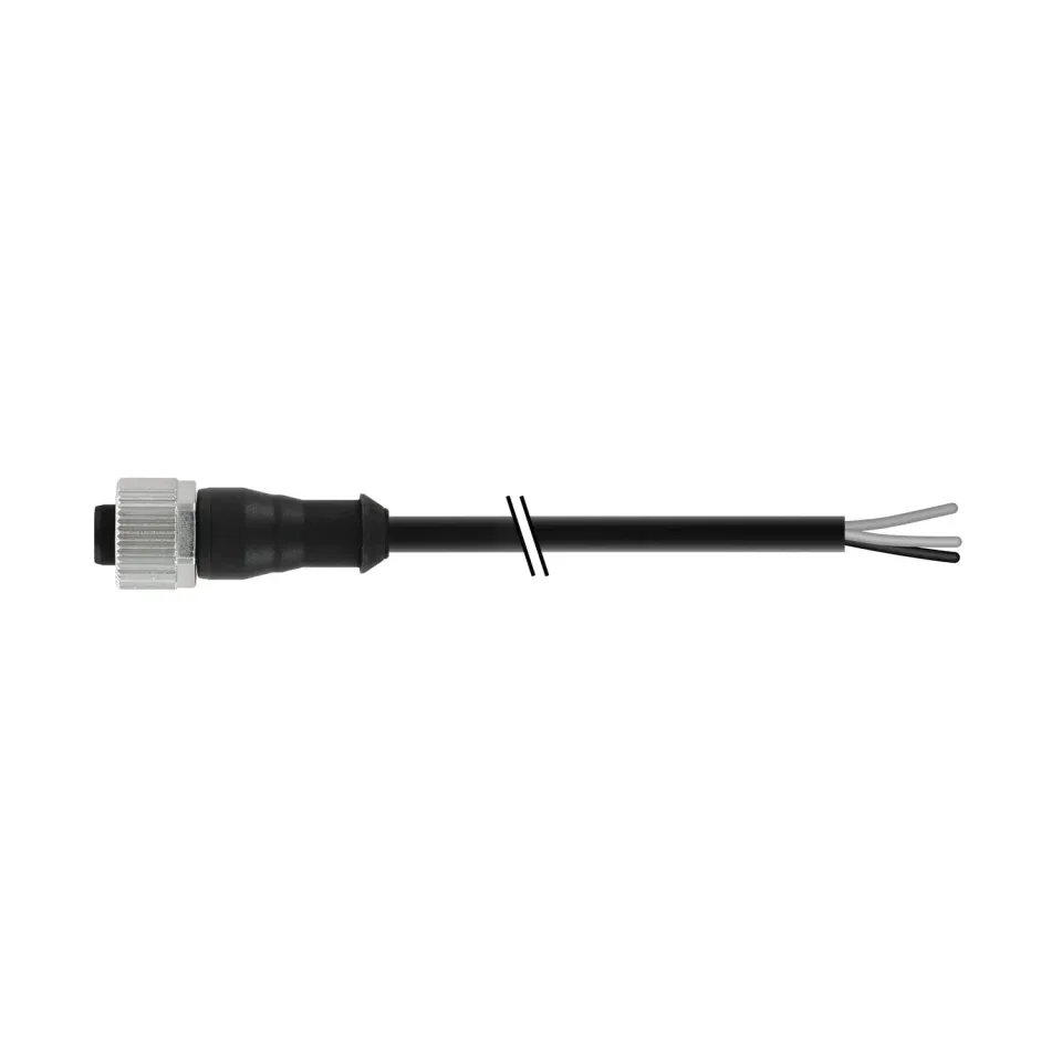 Contrinex S12-5FUG-020-NWSN connecteur M12 droit 5 fils 2 m PUR