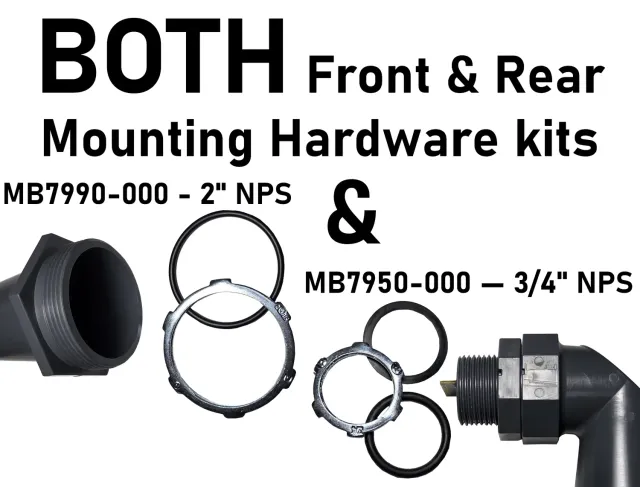 Maxbotix TankSensor MB7993 kit montage avant arrière