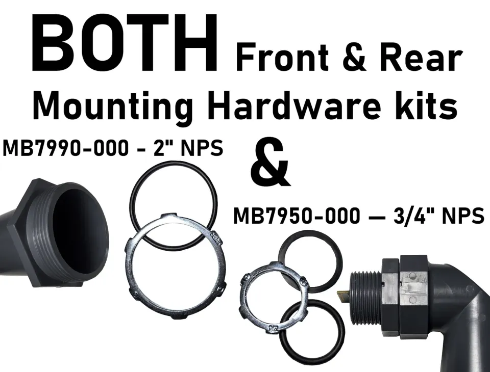 Maxbotix TankSensor MB7993 kit montage avant arrière
