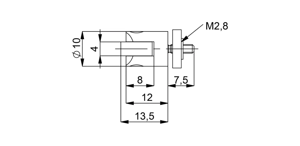Novotechnik Z-R50 galet palpeur mesure
