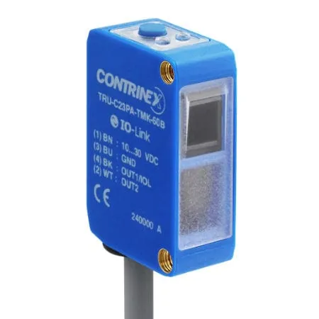 Contrinex C23 capteur objets transparents 0-1000 mm PNP M8