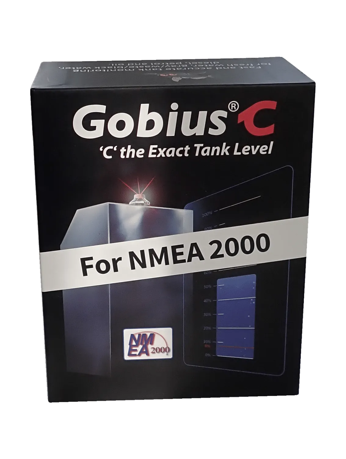 Gobius C capteur niveau radar NMEA 2000 Bluetooth 0-100%