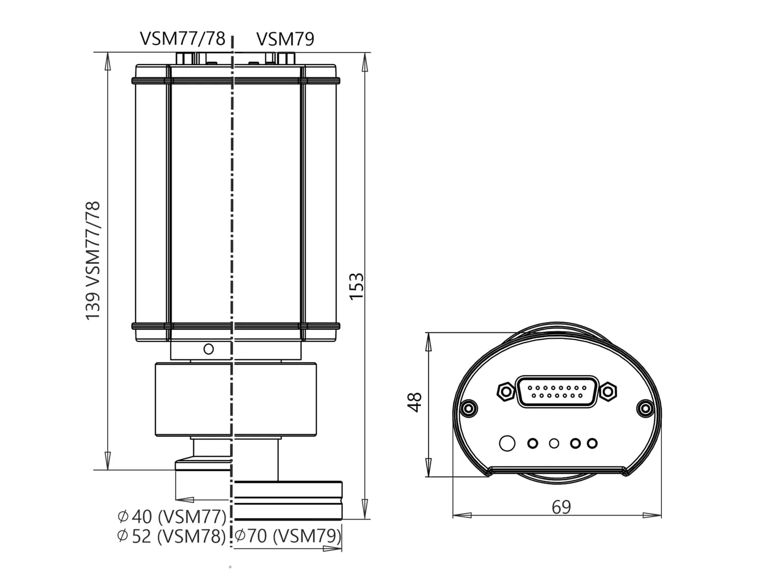 Thyracont Smartline VSM capteur de vide 1000 à 5E-9 mbar