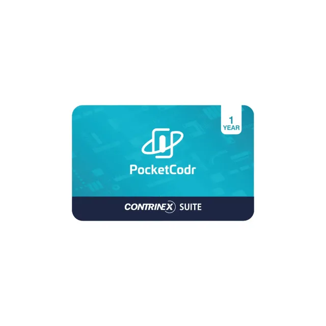 Contrinex PocketCodr carte abonnement Suite 1 an
