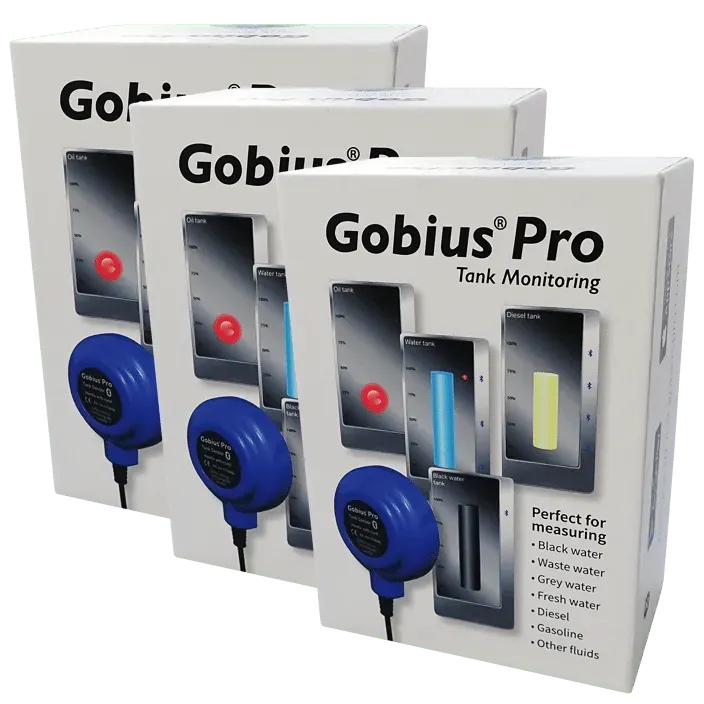 Gobius Pro jauge de niveau 3 capteurs Bluetooth 12-24V