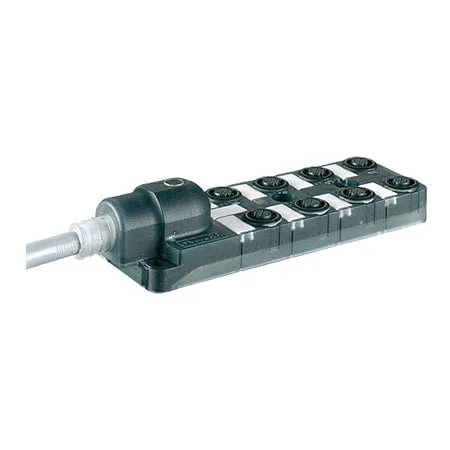 Contrinex Distribution V12-58MD boîtier M12 8 voies câble 10 m