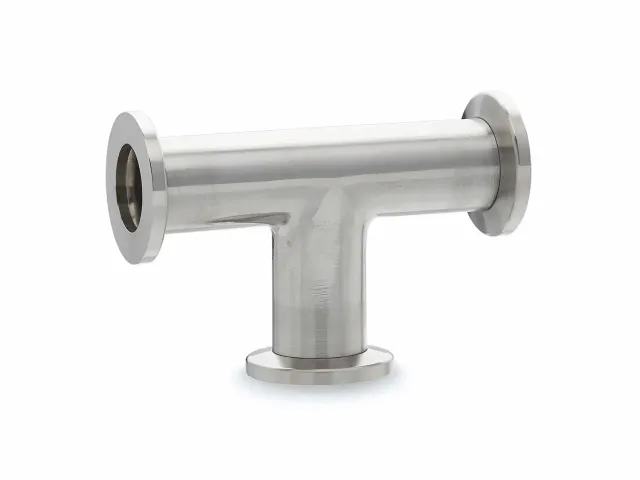 Thyracont ZTA/ZTS pièce en T ISO-KF vide alu/inox