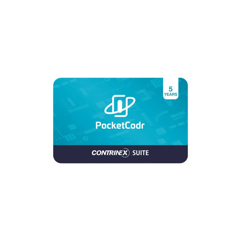 Contrinex PocketCodr CTXSUITE-5 carte abonnement 5 ans Suite