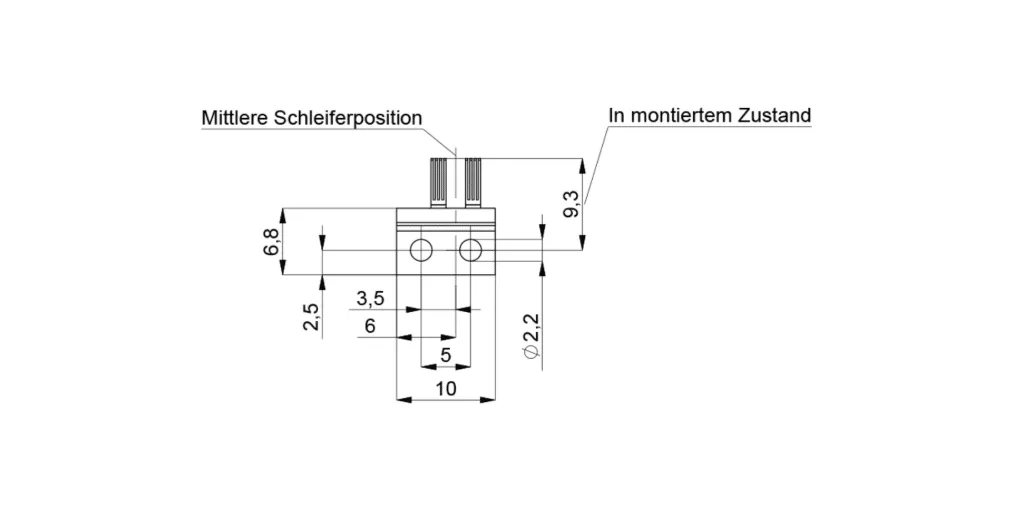 Novotechnik S-115 capteur de position industriel