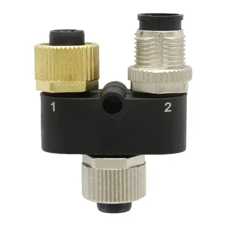 Contrinex V12-5TPD-000-NN1 connecteur T M12 5 pôles noir