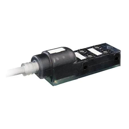 Contrinex V08-34PD-050-UYN boîtier distribution M8 4 ports PUR 5 m