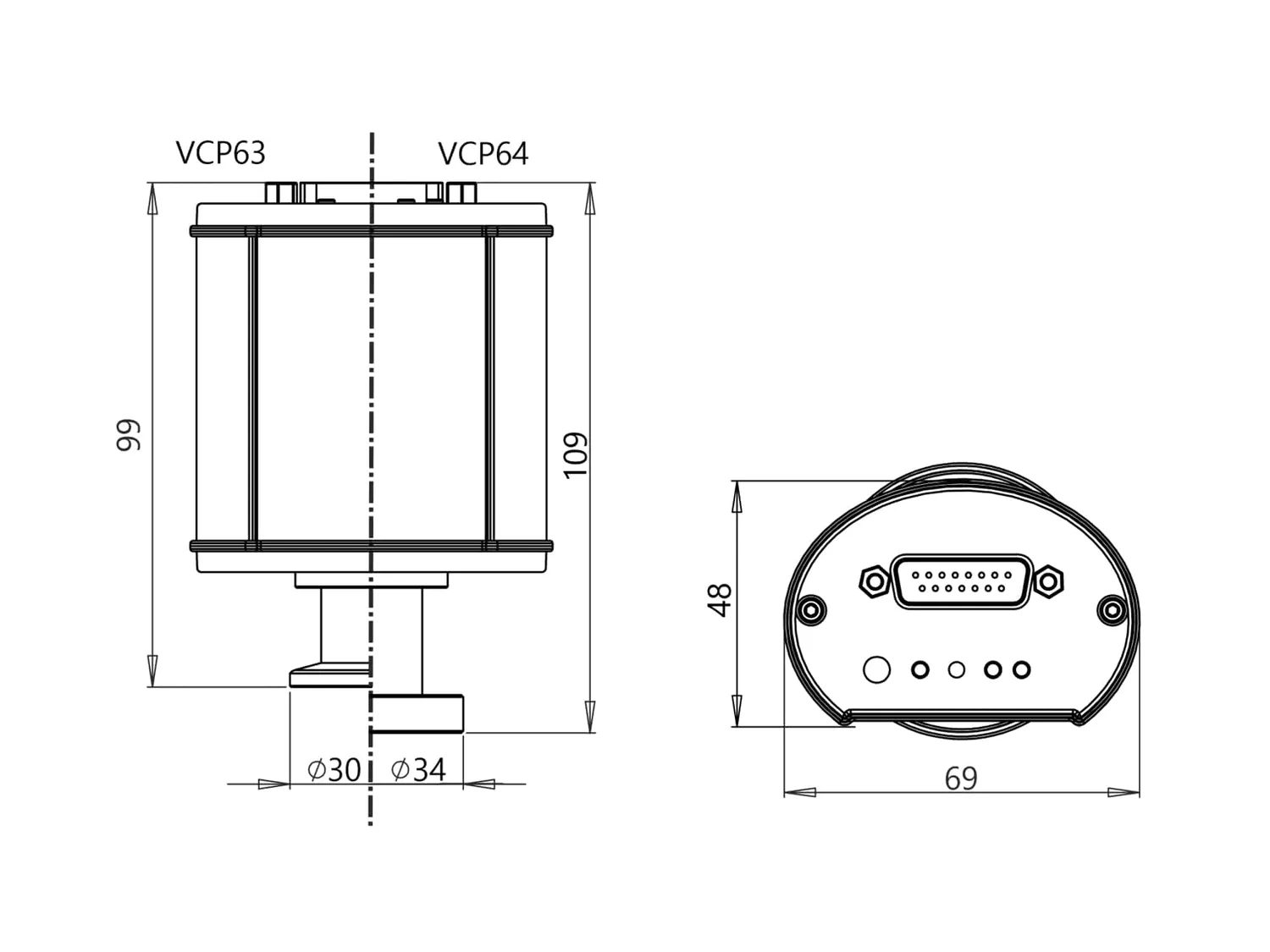 Thyracont Smartline VCP capteur de vide milieux corrosifs