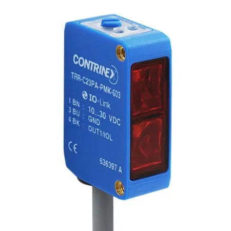 Contrinex C23 capteur transparent 20-4200 mm PNP M8
