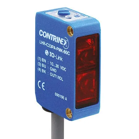 Contrinex C23 LHR-C23PA capteur réflex 15-250 mm PNP IO-Link
