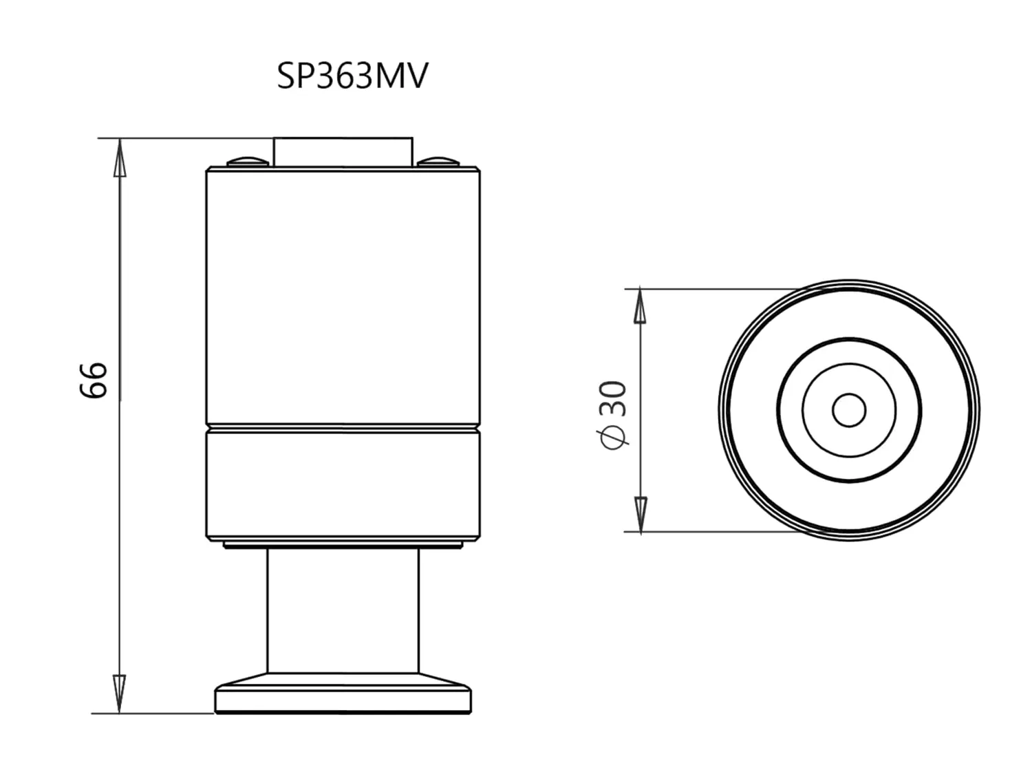 Thyracont Analogline SP363 transmetteur vide FCC68 1000-1e-4 mbar
