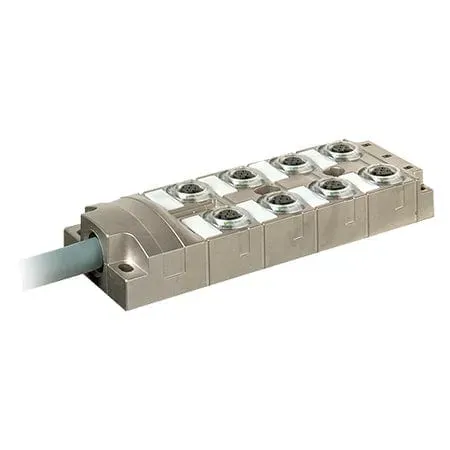 Contrinex Distribution V12-58MD boîtier M12 8 voies câble 10 m